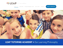 Tablet Screenshot of leaptutoring.com